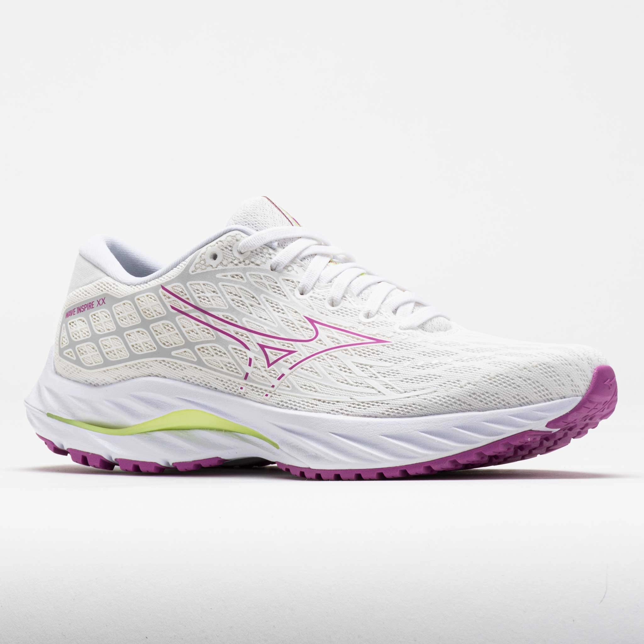 Mizuno Wave Inspire 20 Women's  White/Rosebud Air Cushion Run - ready