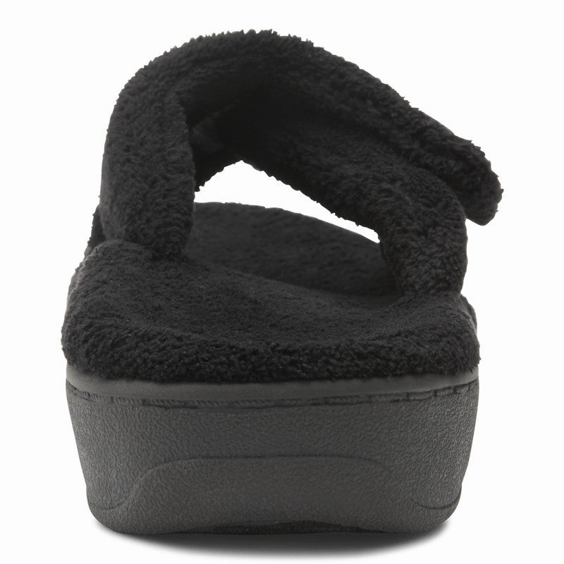 Indulge/Relax Black Soft Upper Straps Cool Comfort