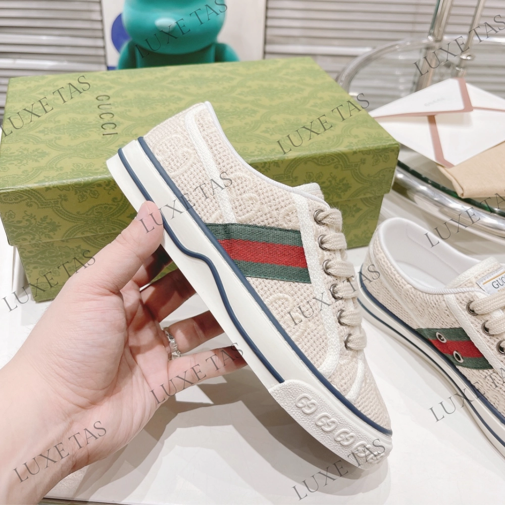 Full-Support Ivory GG Tennis 1977 Sneaker Designer Sneakers for Women