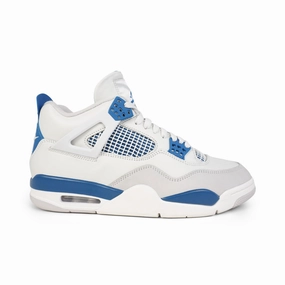 Jordan 'Retro 4 Military Blue' Sneakers - Men's 44 EU Seamless Fit