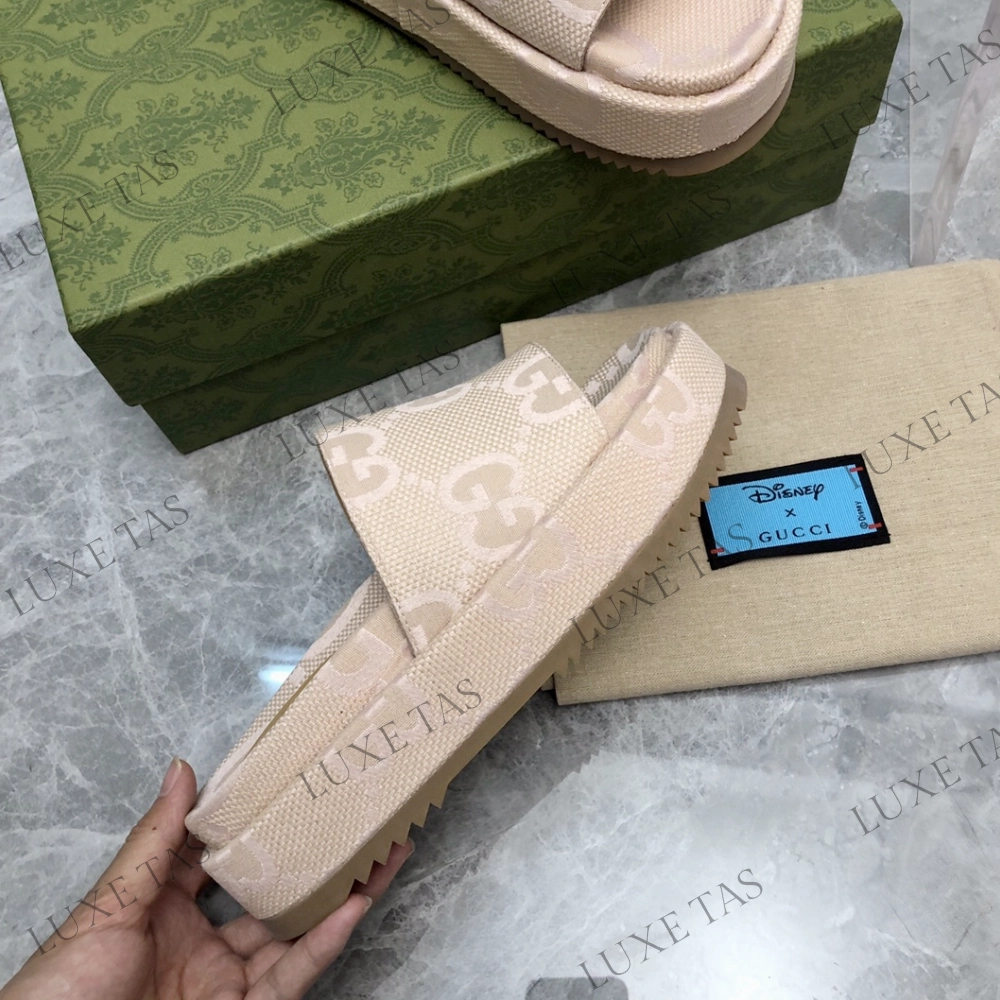 Jumbo GG Platform Slide Sandal Designer Slides & Sandals for Women Summer essentials Chain Touch