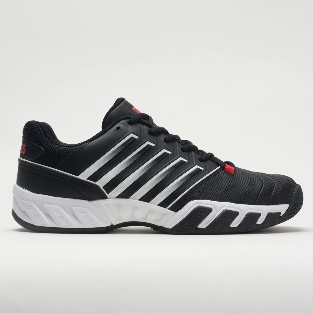 K-Swiss Bigshot Light 4 Men's  Black/White Poppy Red firm - midsole - feature shoes