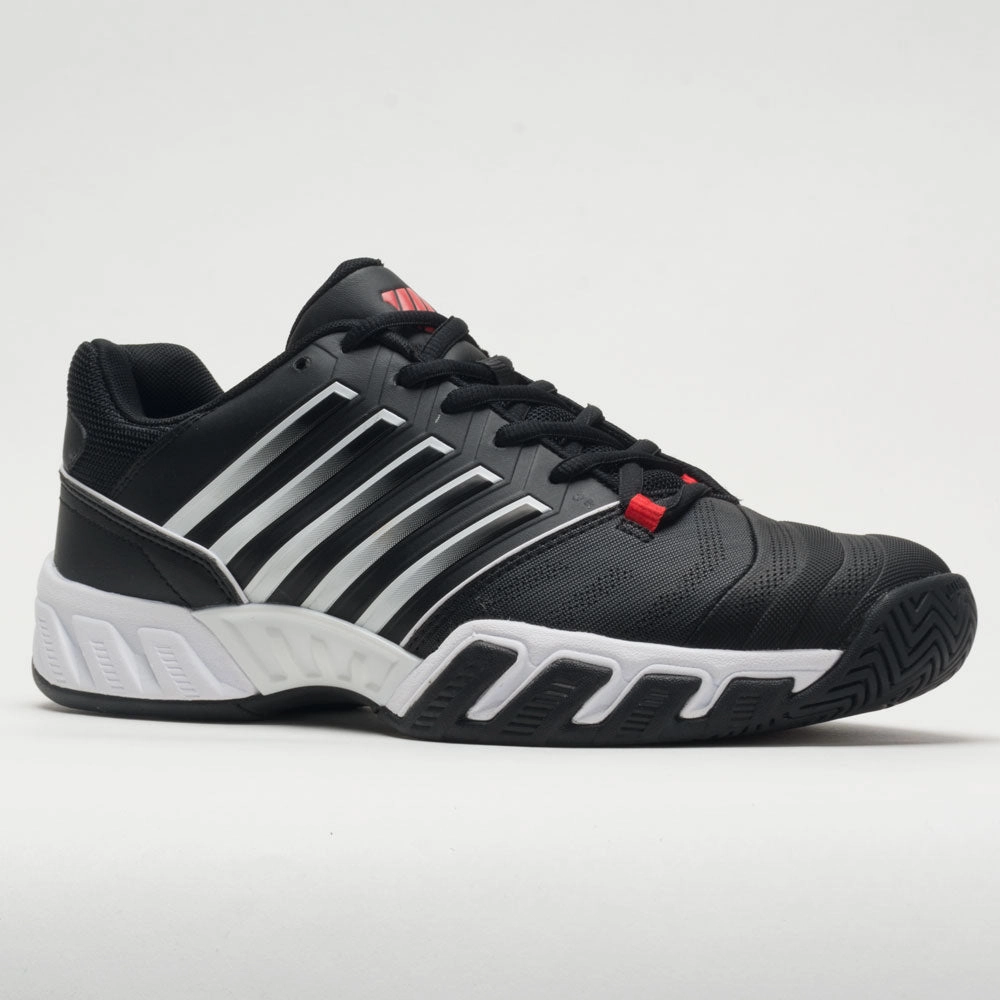 K-Swiss Bigshot Light 4 Men's  Black/White Poppy Red windproof - feature shoes