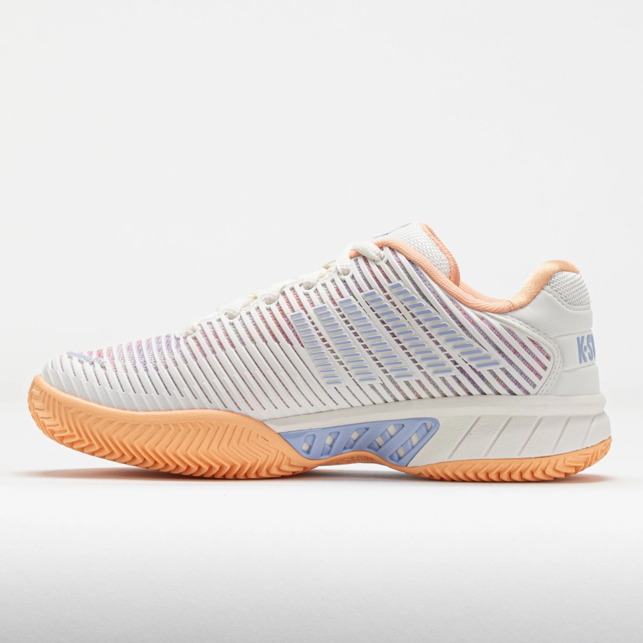 K-Swiss Hypercourt Express 2 Clay Women's  White/Peach Fuzz/Heather elderly shoes maximalist running option