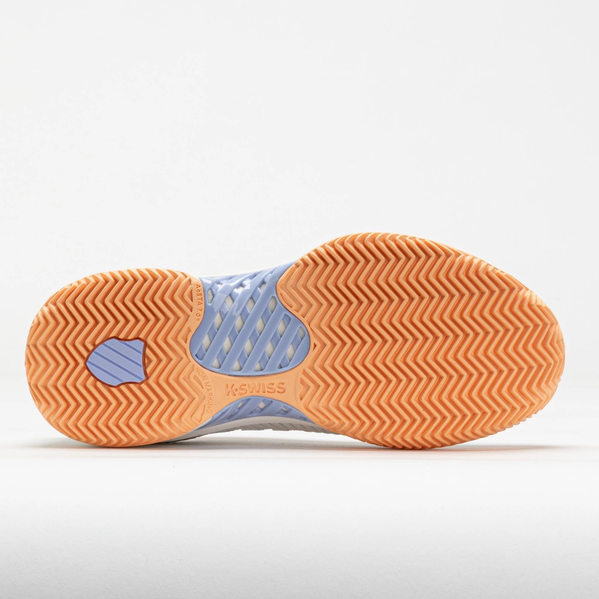 K-Swiss Hypercourt Express 2 Clay Women's  White/Peach Fuzz/Heather running for cultural events Breathable Upper