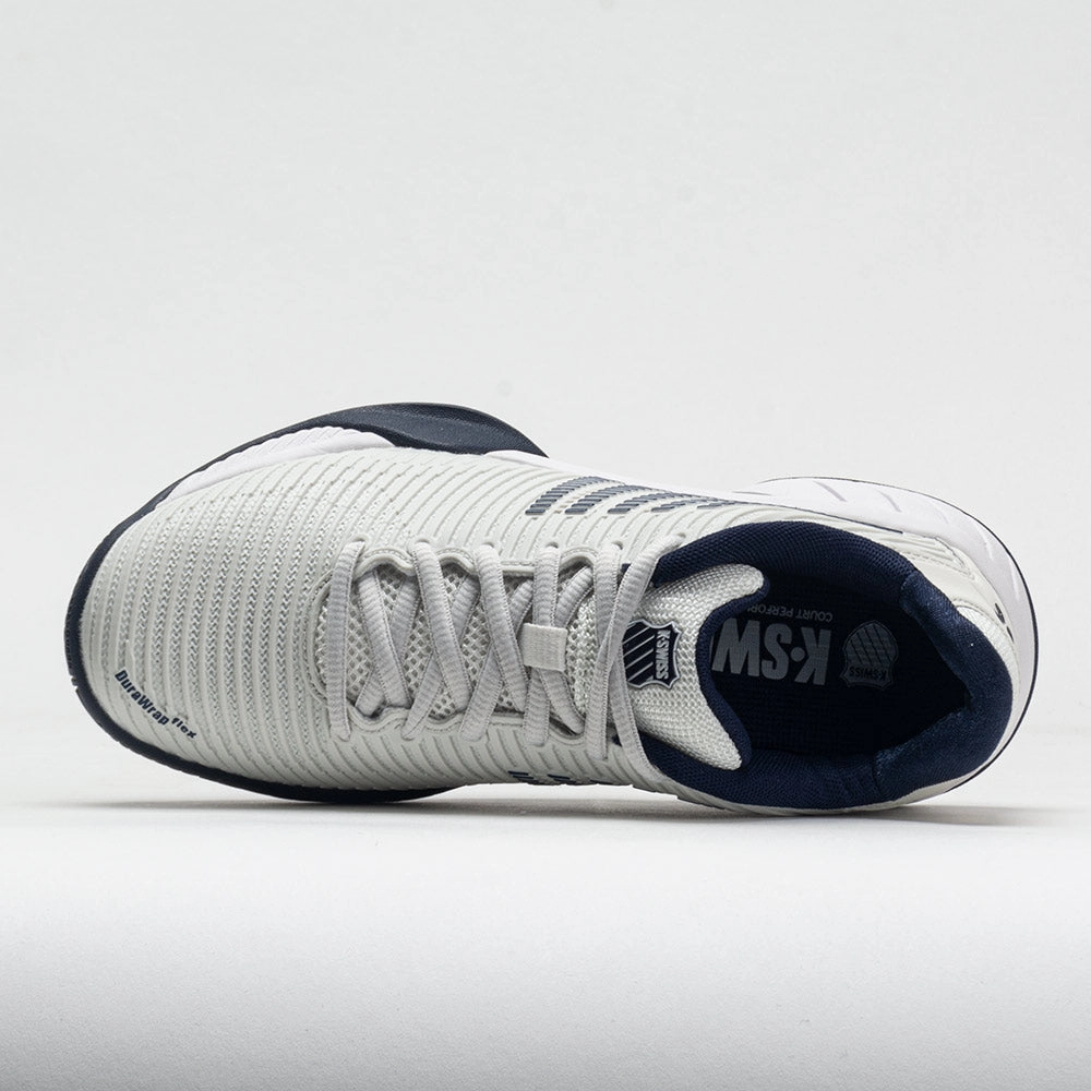 K-Swiss Hypercourt Express 2 Junior  Vaporous Gray/White/Peacoat orthotic - friendly - design - compatibility shoes