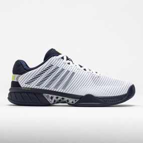 K-Swiss Hypercourt Express 2 Men's  White/Peacoat/Silver Comfortable Step Breathable - lining