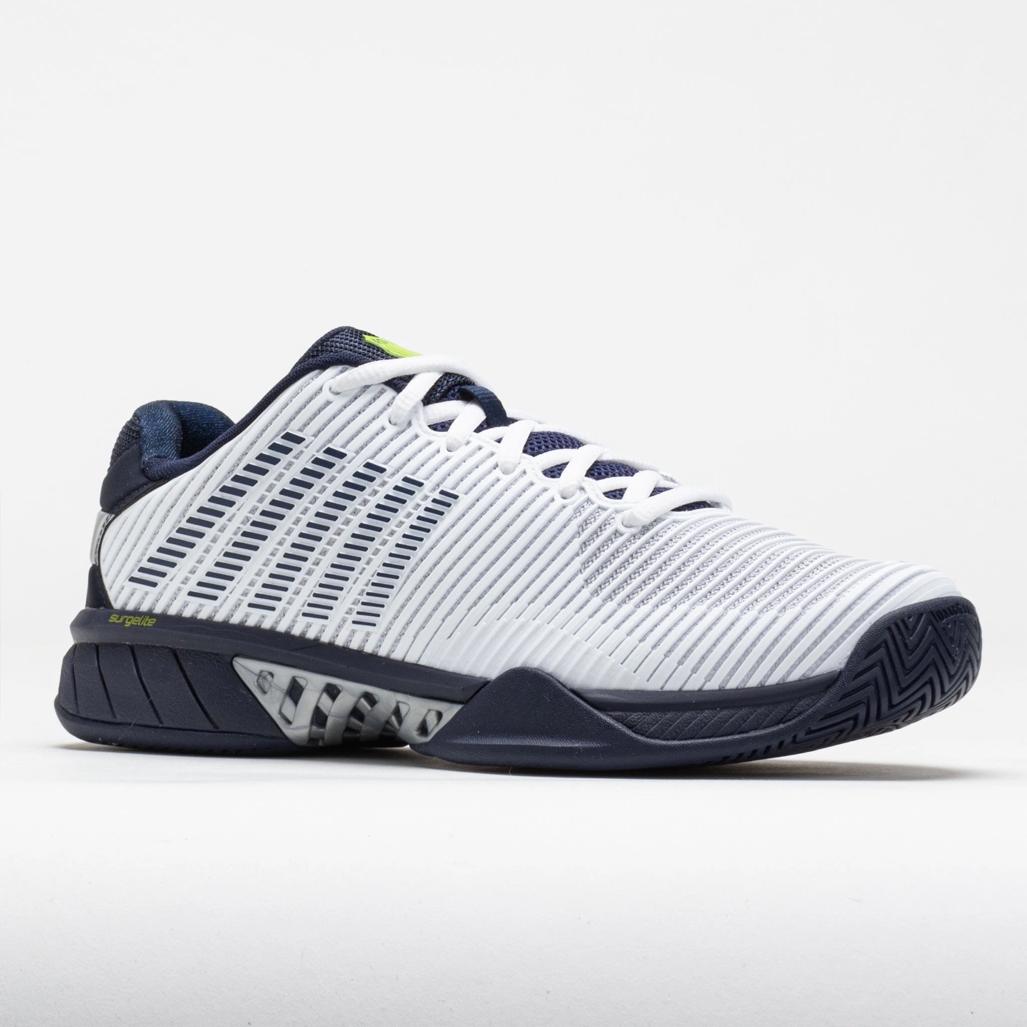 Traction Grip K-Swiss Hypercourt Express 2 Men's  White/Peacoat/Silver