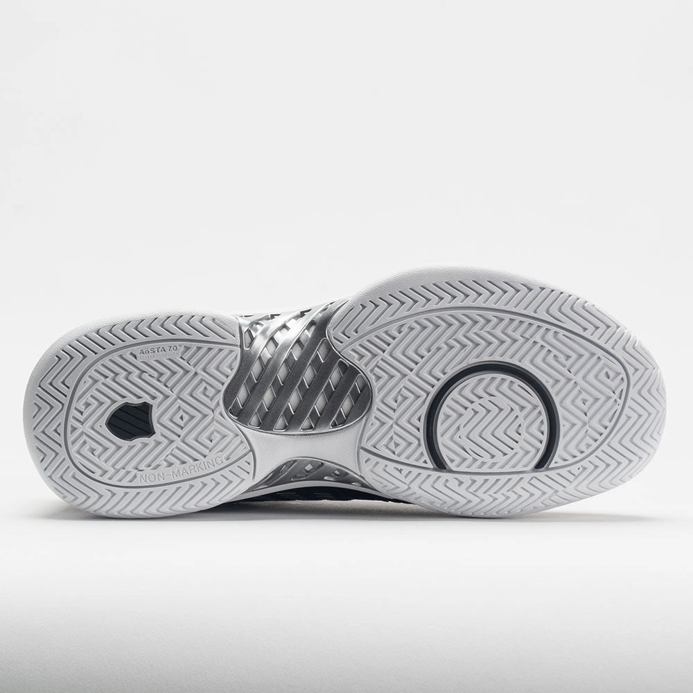 K-Swiss Hypercourt Express 2 Women's  Black/White/Silver pom - pom - decorated running shoes