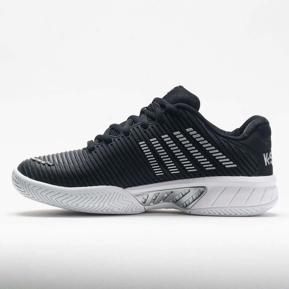 lace - trimmed - design shoes K-Swiss Hypercourt Express 2 Women's  Black/White/Silver