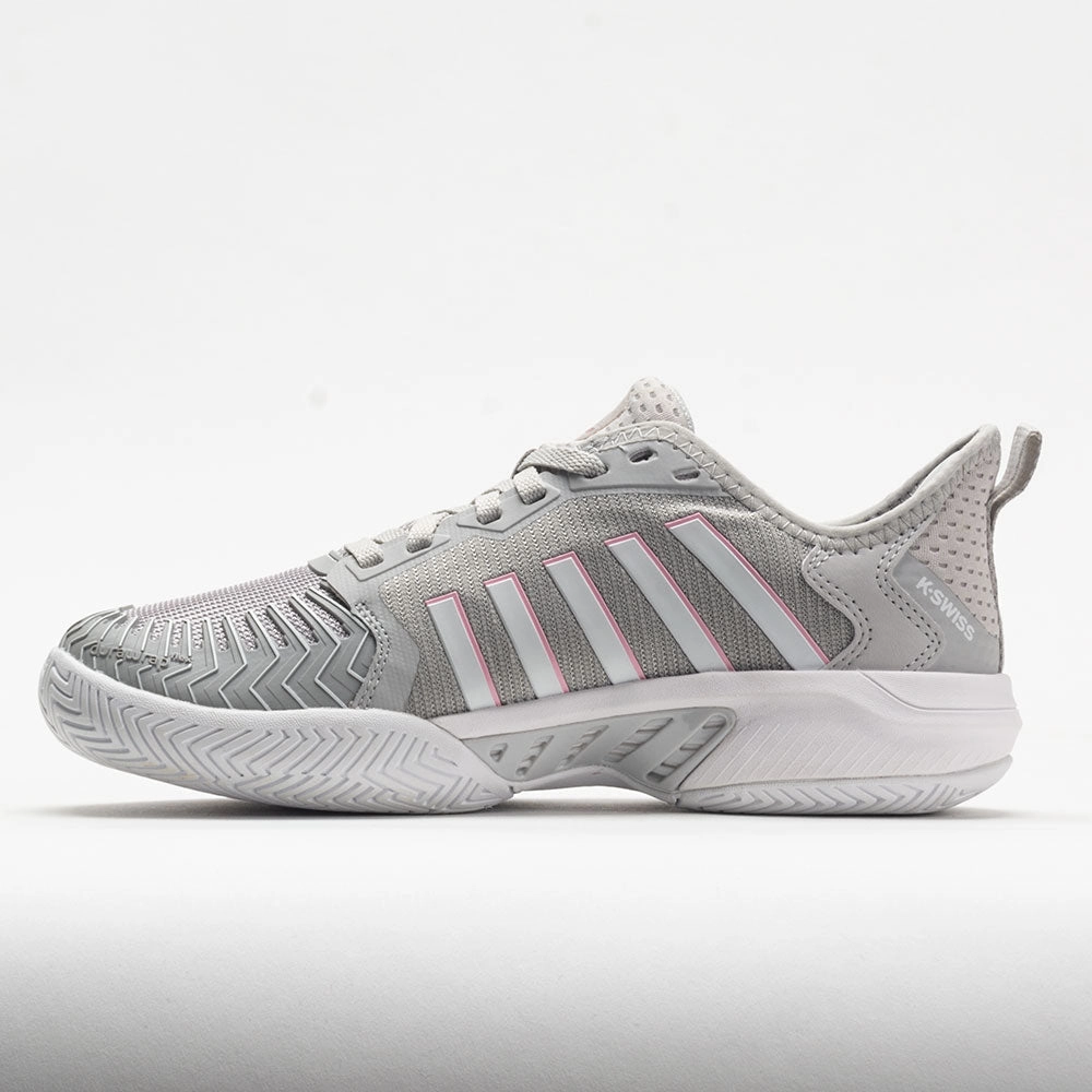 K-Swiss Pickleball Supreme Women's  Vapor Blue/White/Coral Blush Foot Arch Fit lightweight - materials