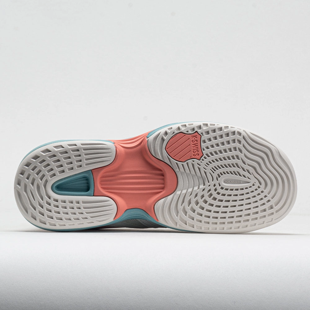 K-Swiss Speedtrac Junior  Blanc De Blanc/Blue Nile/Desert Flower perforated upper shoes running on uneven ground shoes