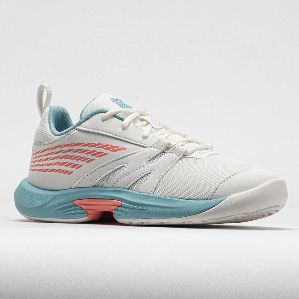 daytime running shoes running in a school run shoes K-Swiss Speedtrac Junior  Blanc De Blanc/Blue Nile/Desert Flower