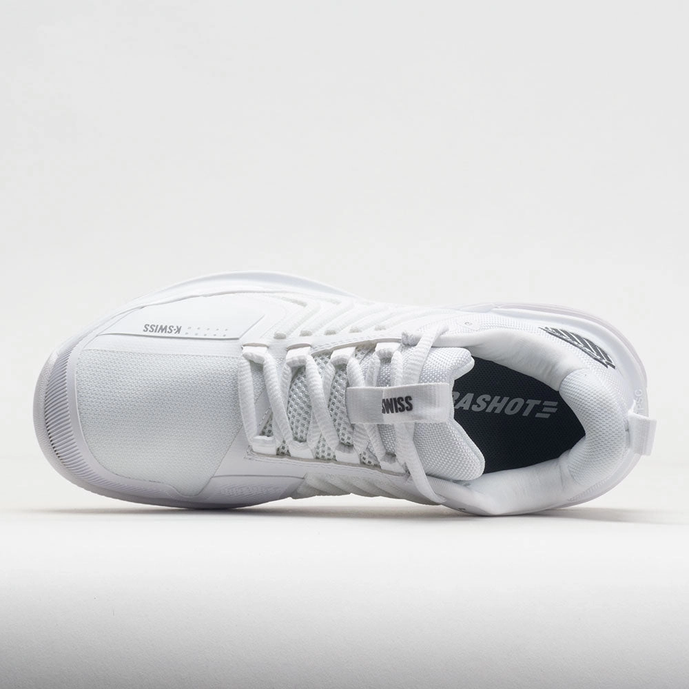 K-Swiss Ultrashot 3 Grass Women's  White/Steel Gray running in rural areas Design-led concept