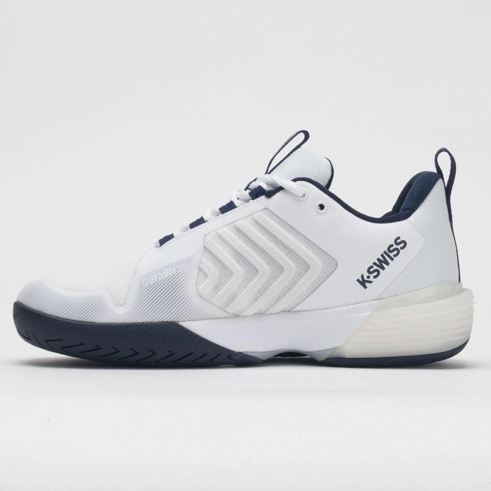 K-Swiss Ultrashot 3 Men's  White/Peacoat/Silver Precision fit