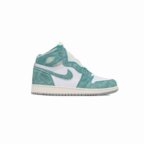 Air Jordan 1 High (GS), Turbo Green running for self - discovery Cushioned Step