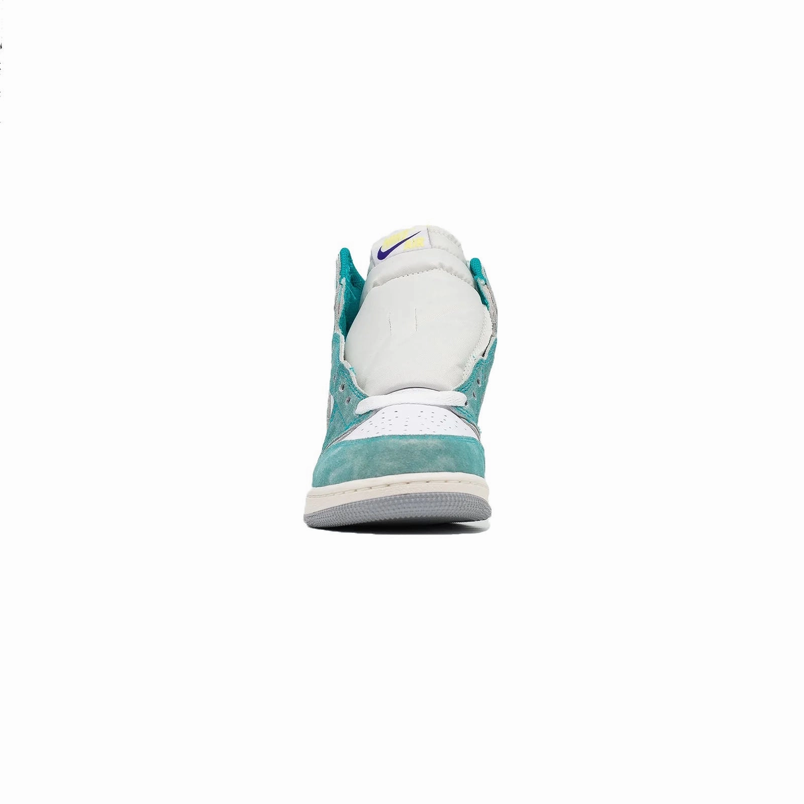 Air Jordan 1 High (GS), Turbo Green proper alignment
