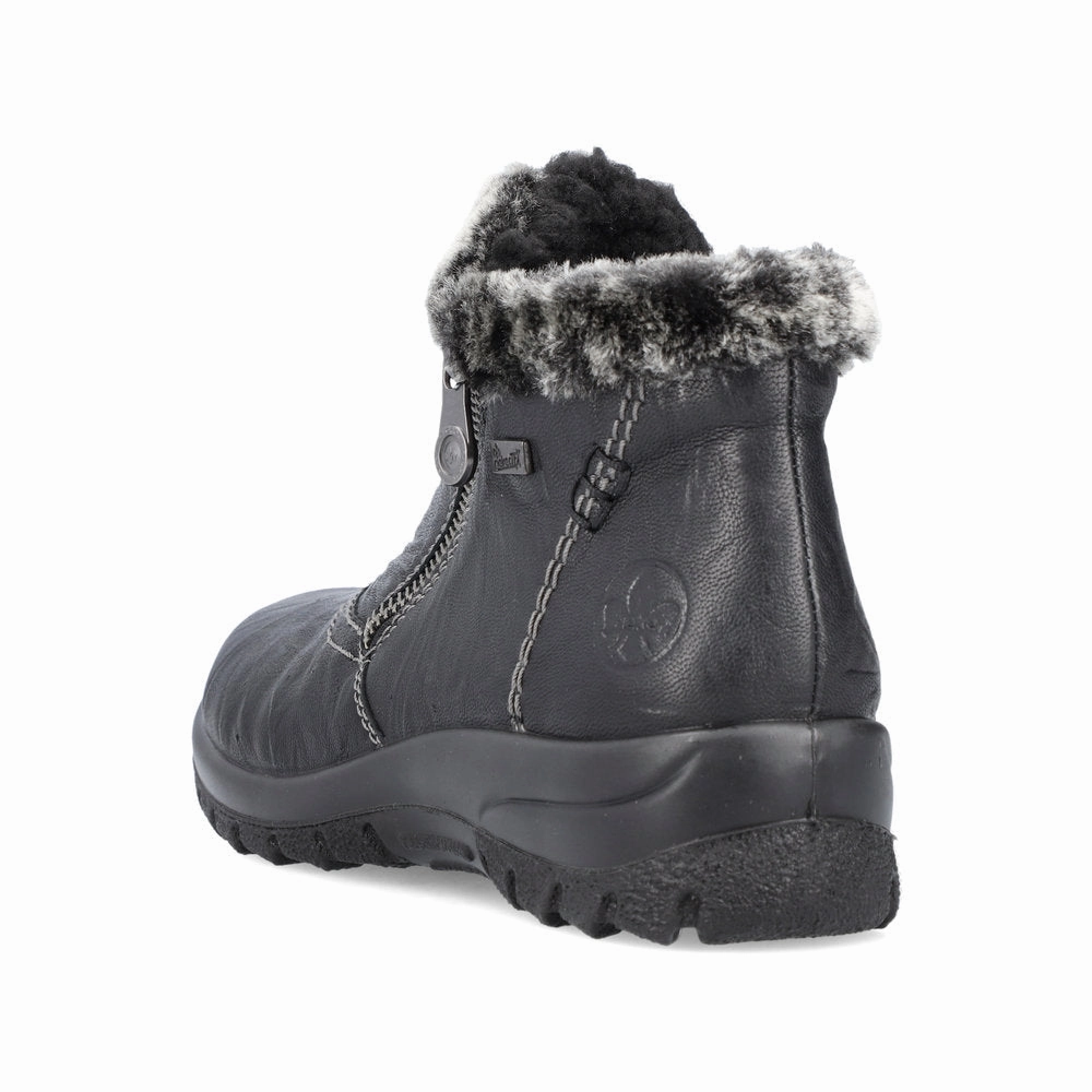 L7172-00 Black Fur Cuff RTex Soft Inner Lining reinforced sole
