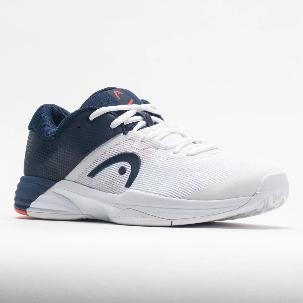 HEAD Revolt EVO 2.0 Men's  White/Dark Blue Straight Running