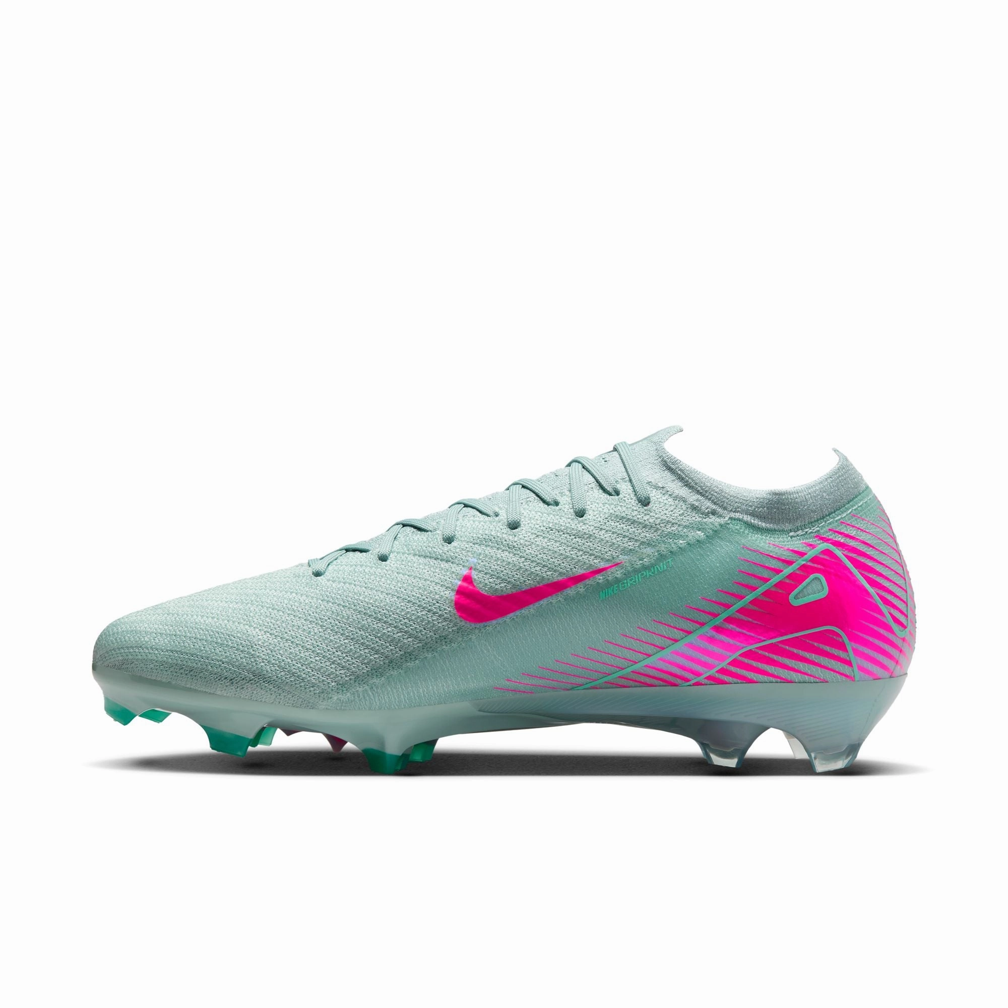 Nike Zoom Mercurial Vapor 16 Elite FG Soccer Cleats - Ocean Cube/ Pink Blast Long Lasting