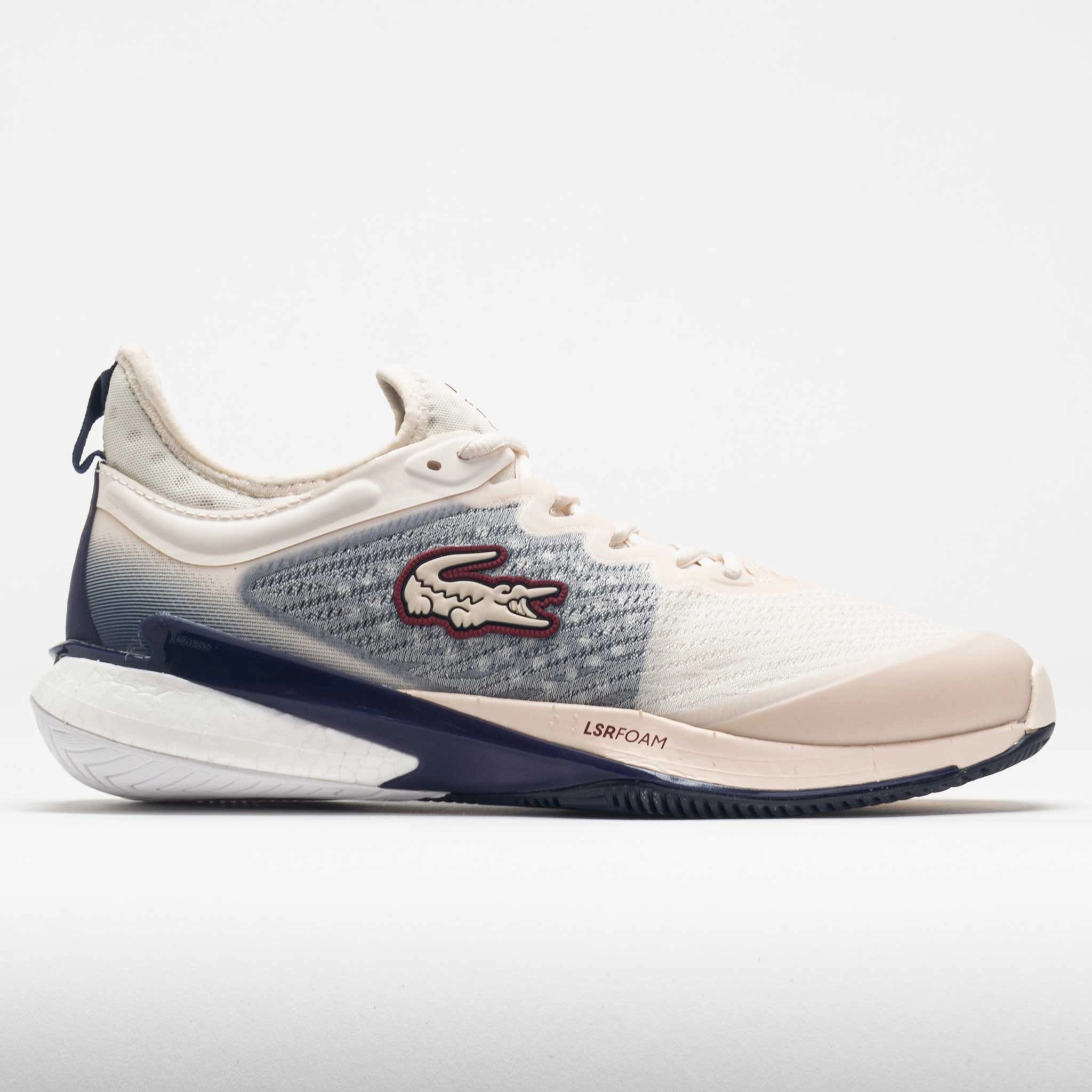 Lacoste AG-LT 23 Lite Women's  Off White/Marine speed ropes running on flats