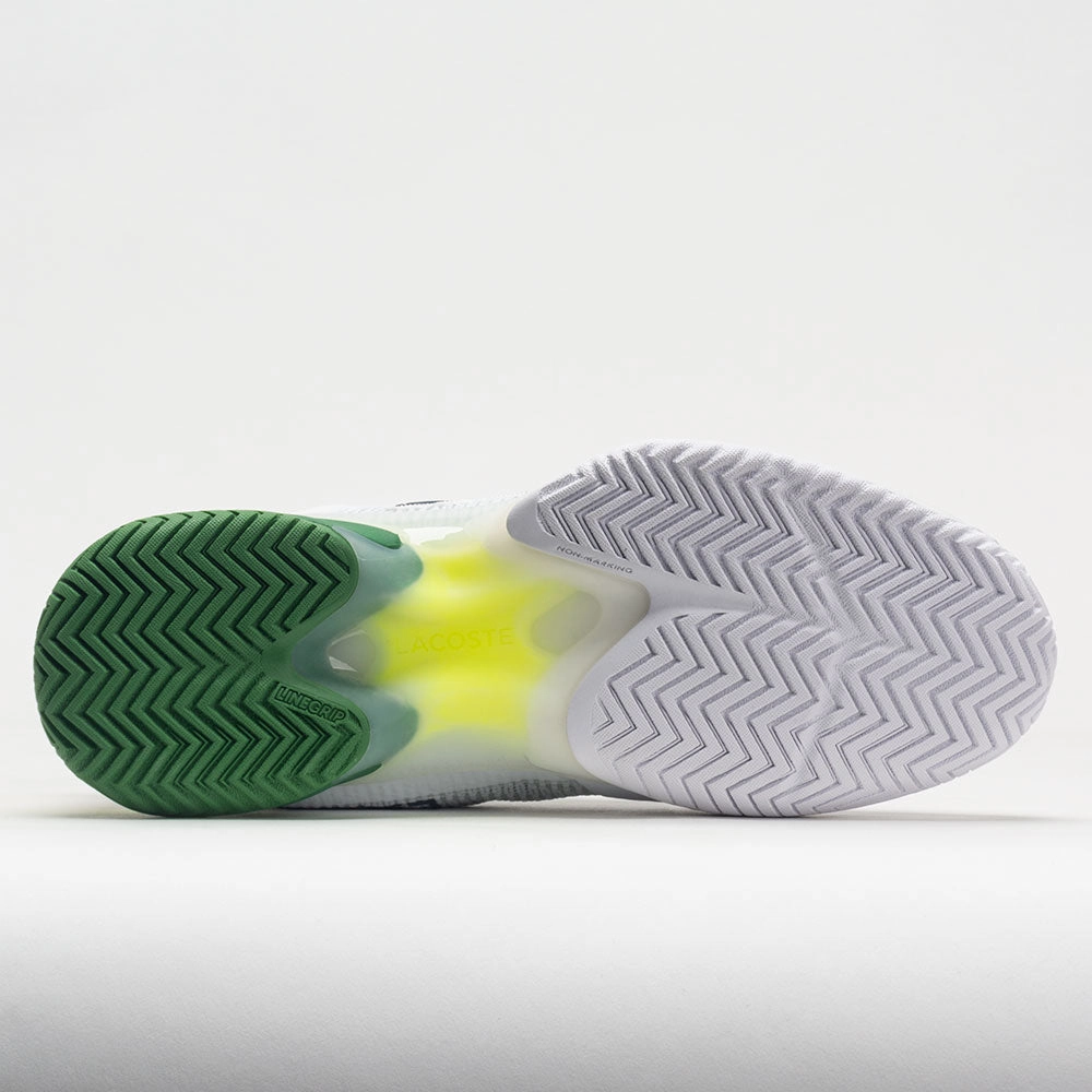 debossed - finish - design shoes Lacoste AG-LT 23 Ultra Women's  White/Green/Yellow