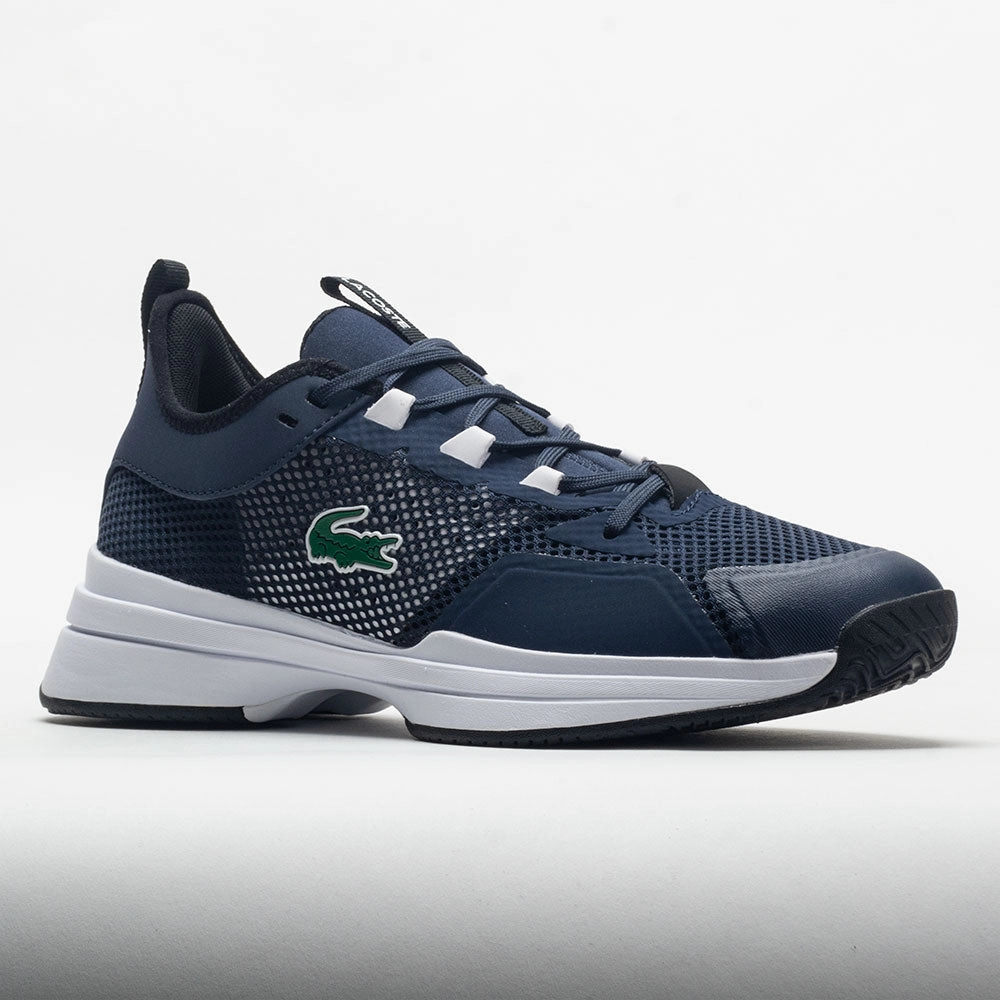 team sports shoes running with a narrow toe box Lacoste AG-LT Men's  Navy/White