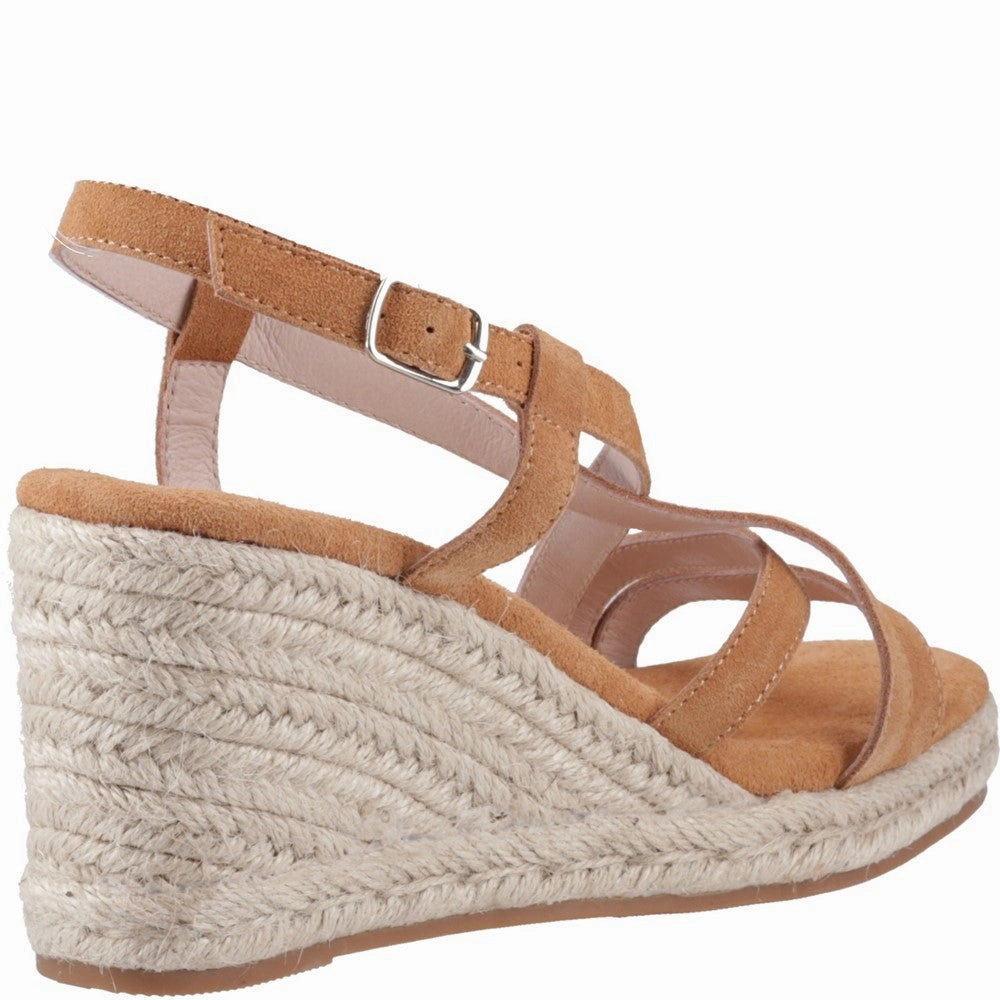 Hush Puppies Jenny Espadrille Wedge Sandal Freedom Fit Ice Step