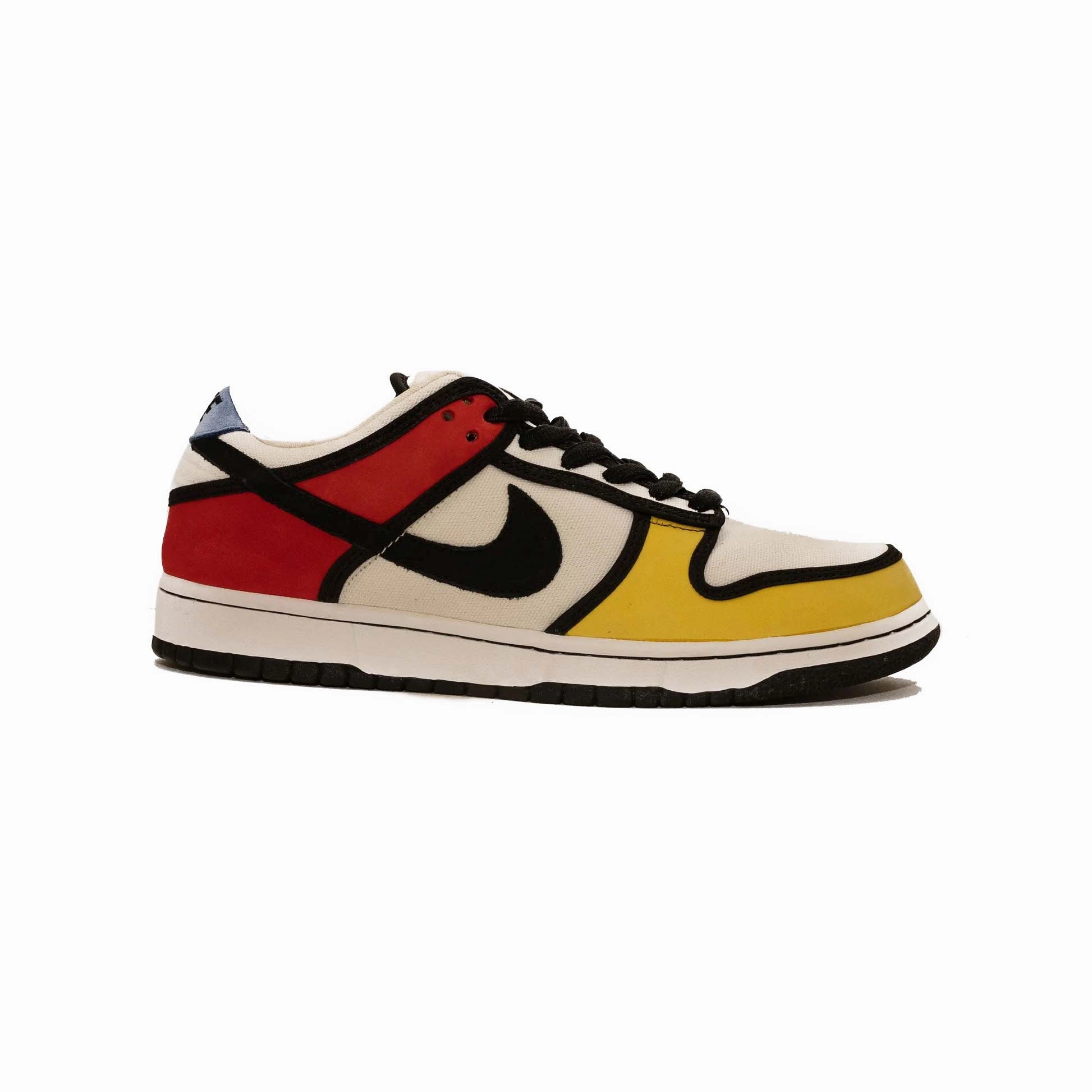 Canvas Upper Nike SB Dunk Low, Piet Mondrian