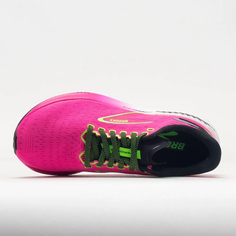 Brooks Hyperion GTS Women's  Pink Glo/Green/Black Sweat Wicking