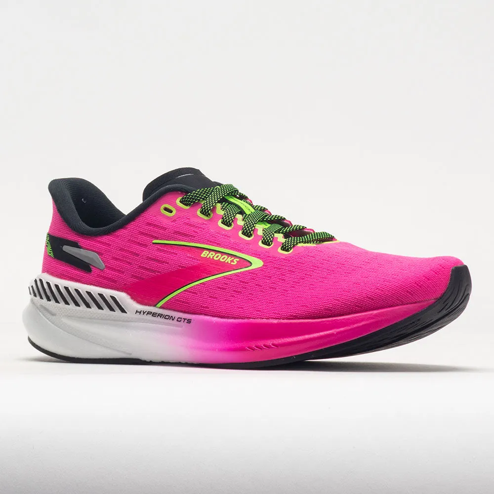 Brooks Hyperion GTS Women's  Pink Glo/Green/Black snowy - day shoes