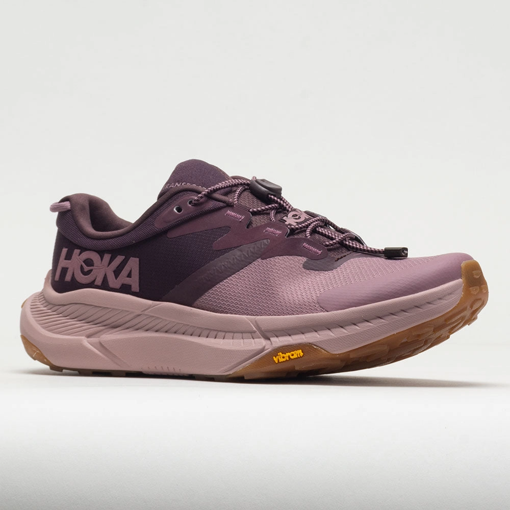 animal - print - design shoes ribbon - trimmed - design shoes HOKA Transport Women's  Raisin/Wistful Mauve