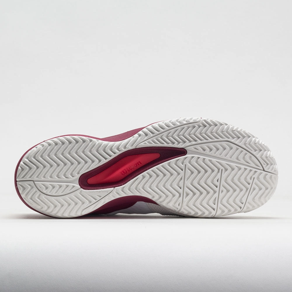 bounce - return - energy shoes snorkeling shoes Wilson Rush Pro Ace Junior  White/Beet Red/Diva Pink