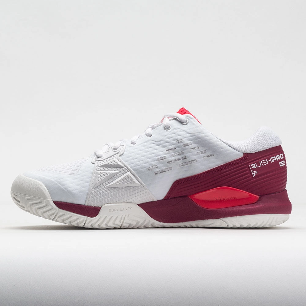 Wilson Rush Pro Ace Junior  White/Beet Red/Diva Pink supination - control snug fit shoes