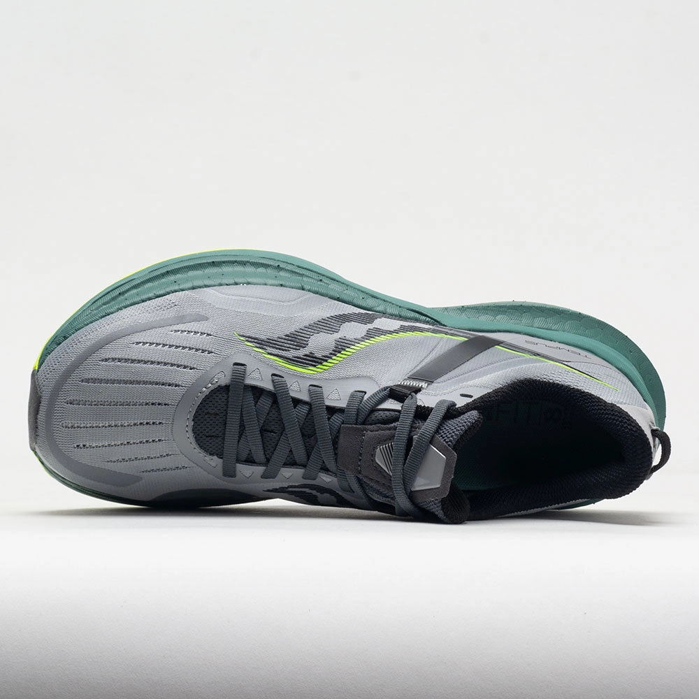 running in sloped tracks shoes indoor running shoes option Saucony Tempus Men's  Fossil/Moss