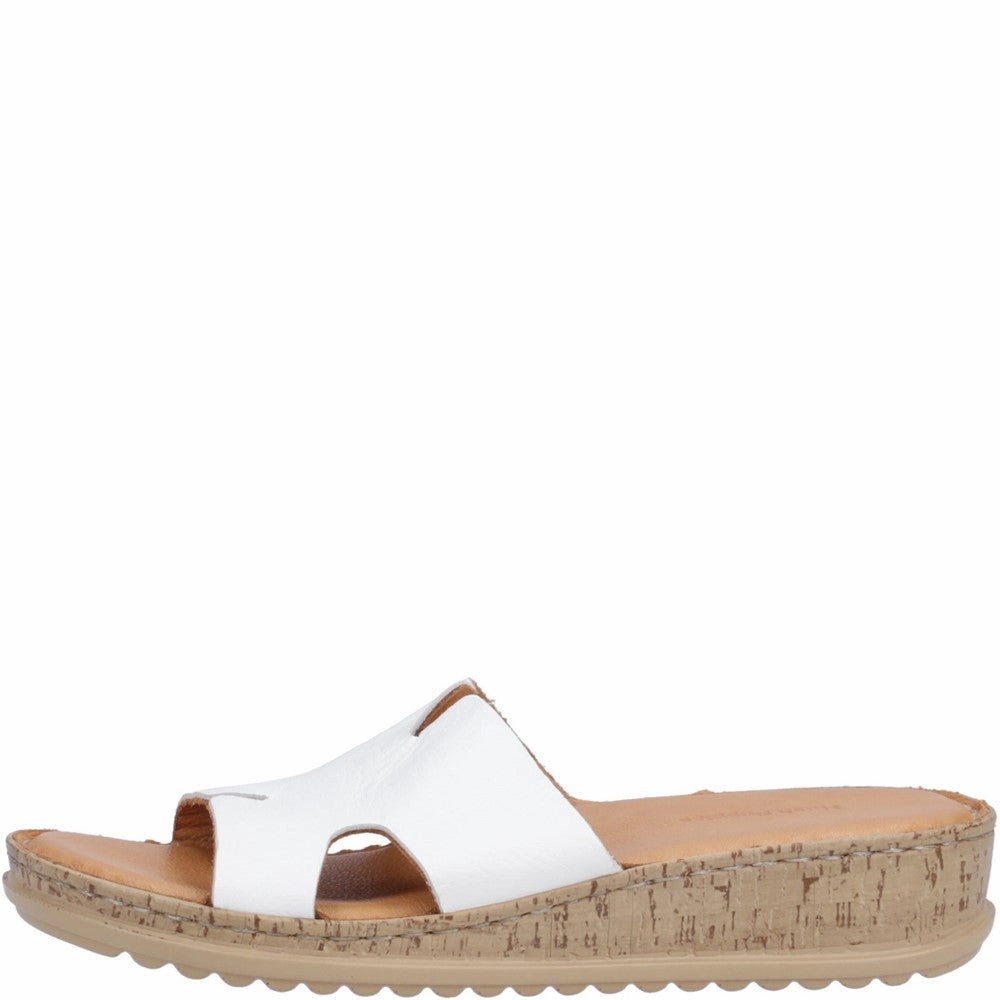 Hush Puppies Eloise Mule Sandal Canvas Construction Compact