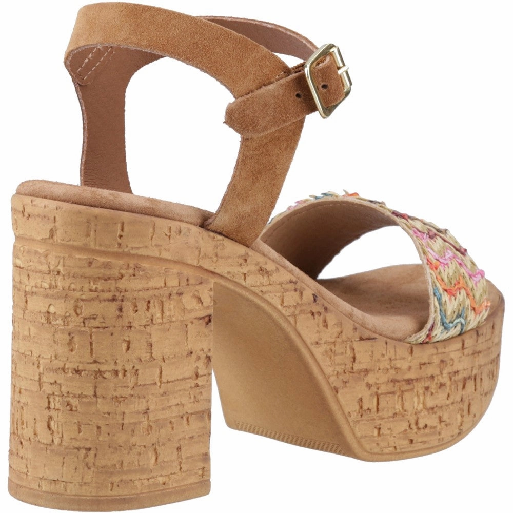 Hush Puppies Pandora Platform Sandal Canvas