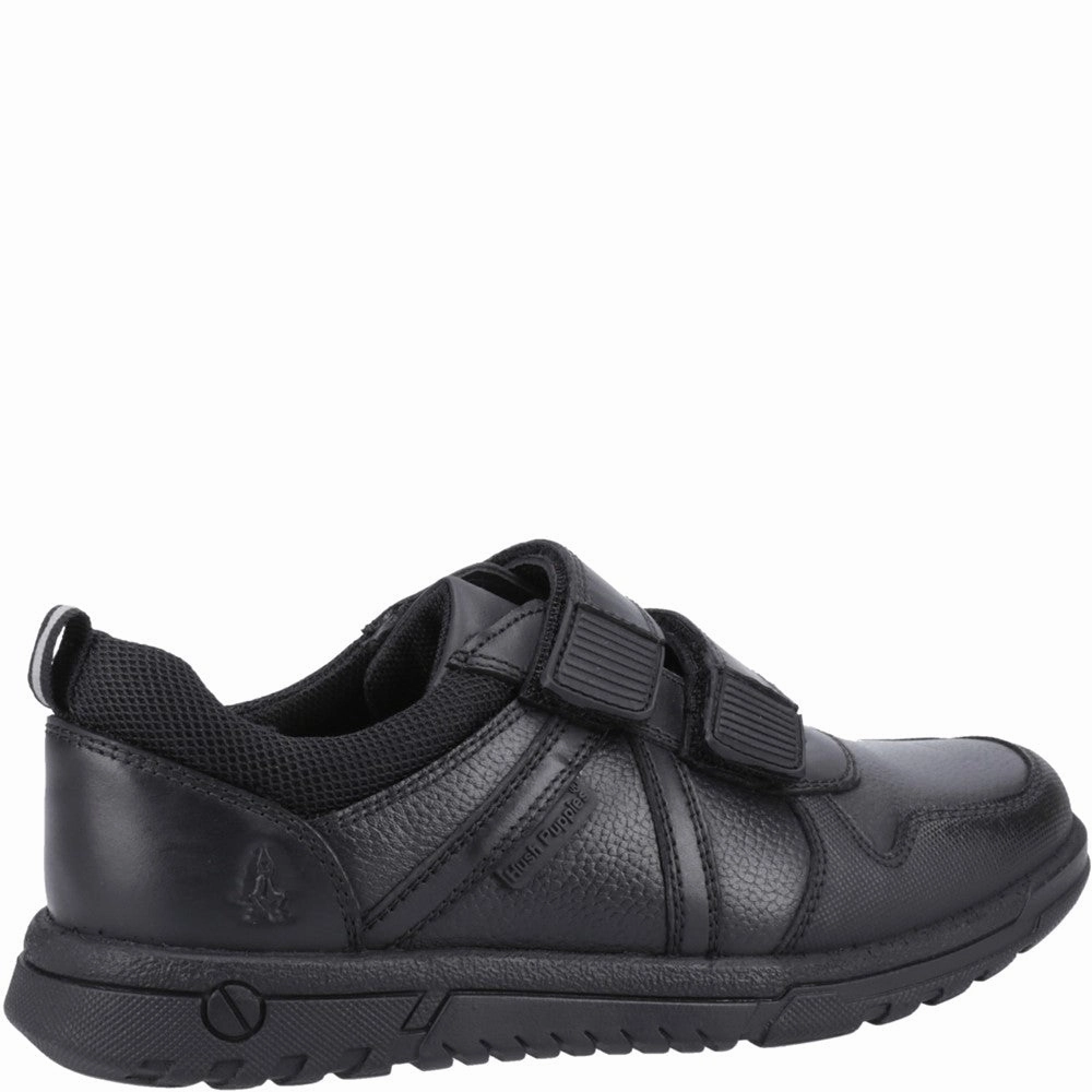 Hush Puppies Spencer Junior School Shoes Neat Look Minimal Design