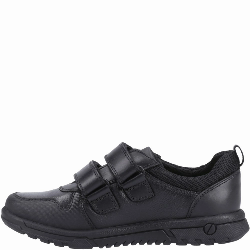 Hush Puppies Spencer Junior School Shoes Step Comfort Quick Slip