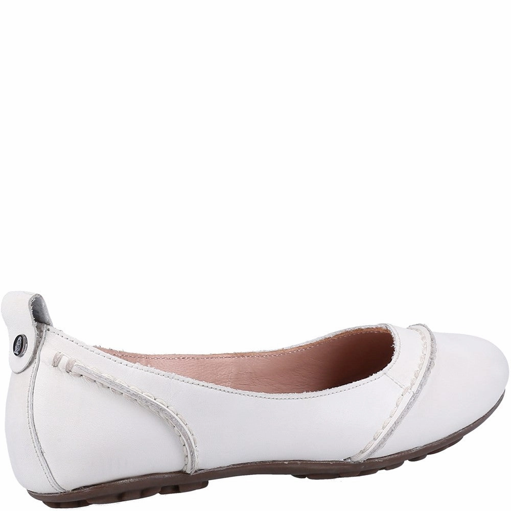 Hush Puppies Janessa Ballerina Slip   Resistant Sole Grab Easy