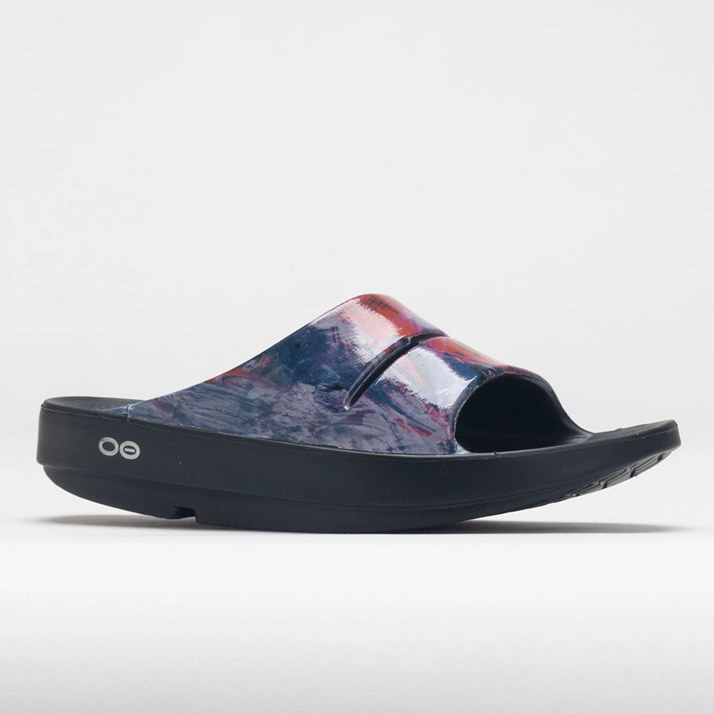 Anti Slip Outsole OOFOS OOahh Limited Women's  Black/Canyon Sunlight