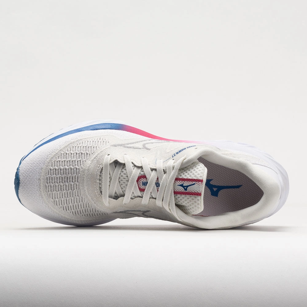 Mizuno Wave Rider 27 Women's  White/Ultimate Grey mesh ventilation Neutral Colors