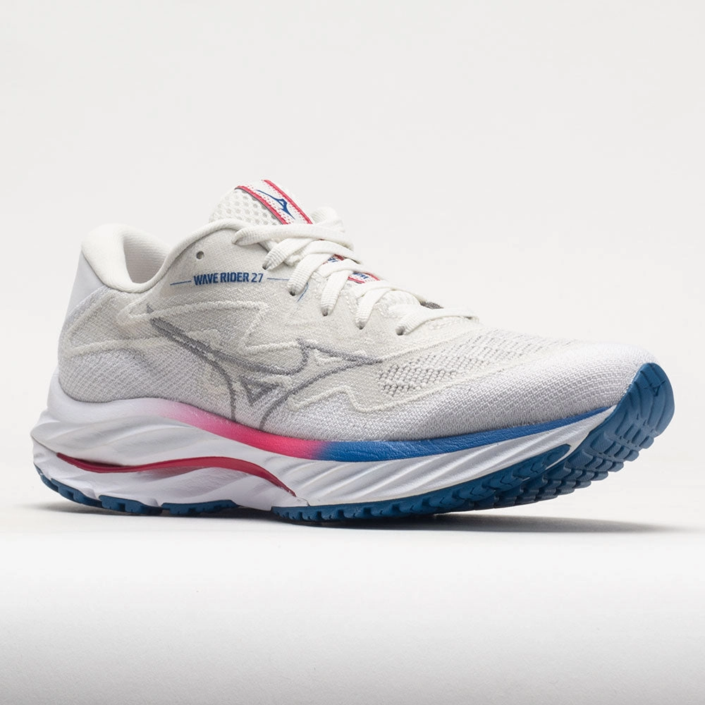 Mizuno Wave Rider 27 Women's  White/Ultimate Grey high - tech