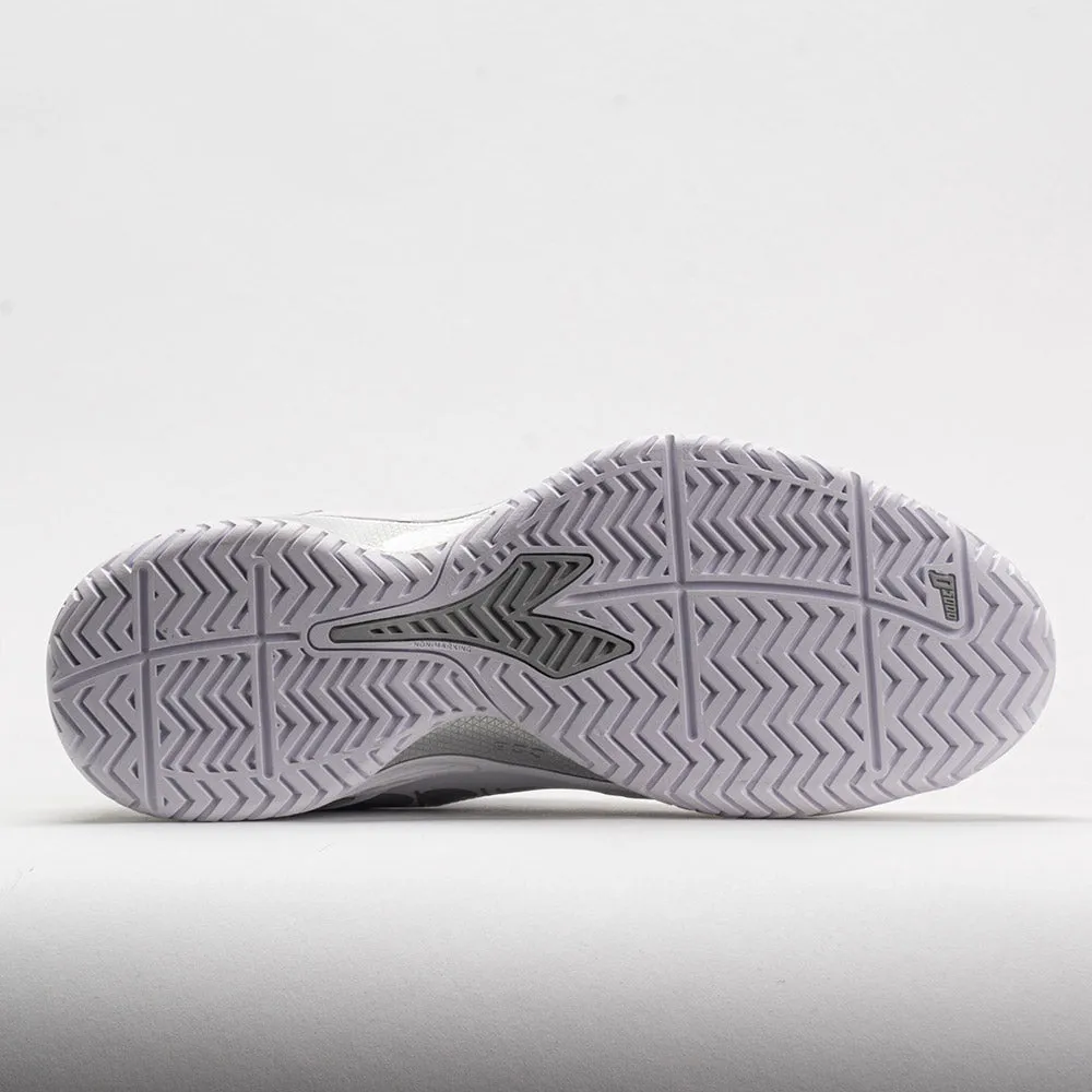 Diadora Blushield Torneo 2 AG Men's  White/White/White running with a removable insole