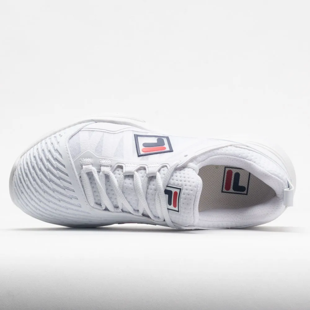 Fila Speedserve Energized Women's  White/White/White running in a tropical area