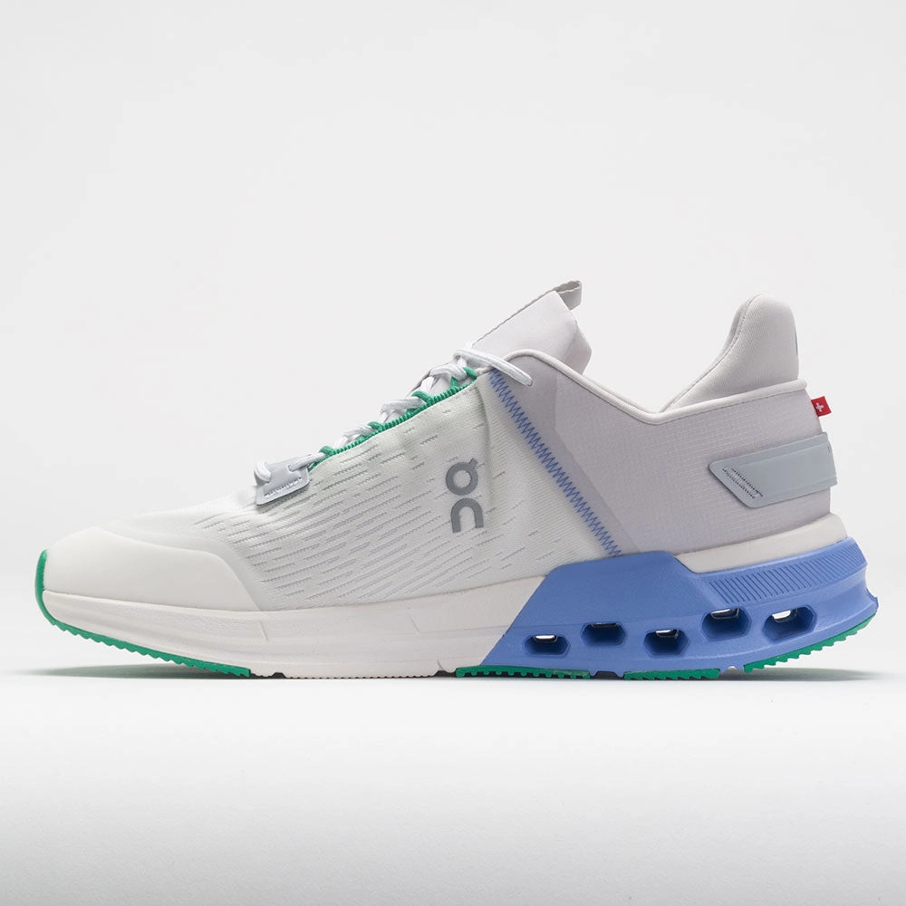 polyurethane sole shoes On Cloudnova Flux Men's  Undyed White/Neptune