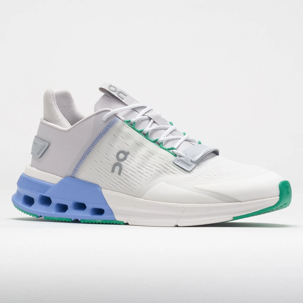 On Cloudnova Flux Men's  Undyed White/Neptune marathon running shoes