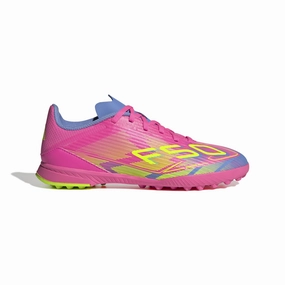adidas F50 League TF Turf Junior- lucid pink/lucid lemon/blue fusion Smooth stride Cool Down