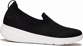 FitFlop Women's Super-Q Knit Slip-On Sneaker practical gear running in flat terrain shoes