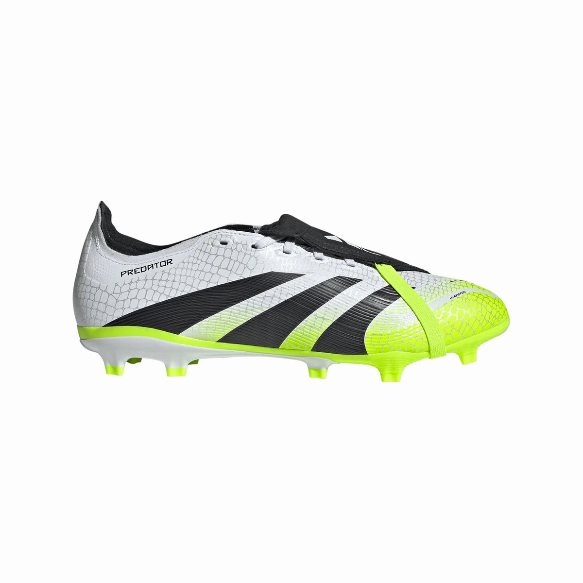 Responsive Feel Agility Flow adidas Predator League FT FG Firm Ground Soccer Shoes - Ftwr White/ Core Black/ Lucid Lemon